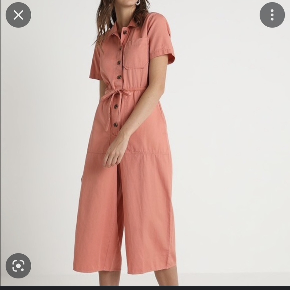 Madewell Wide Leg Utility Jumpsuit